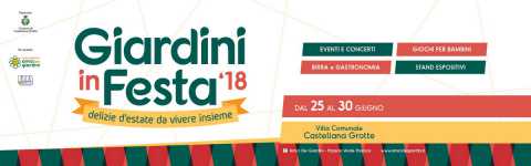 Castellana Grotte, Giardini in festa: nella Villa Comunale sei giorni di eventi